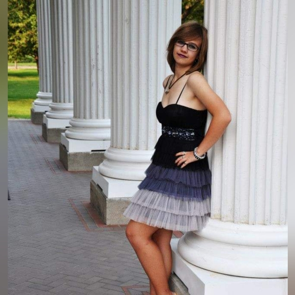 Deb homecoming / prom dress VINTAGE - Picture 10 of 12